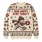 Run Happy Stay Toasty Sweater