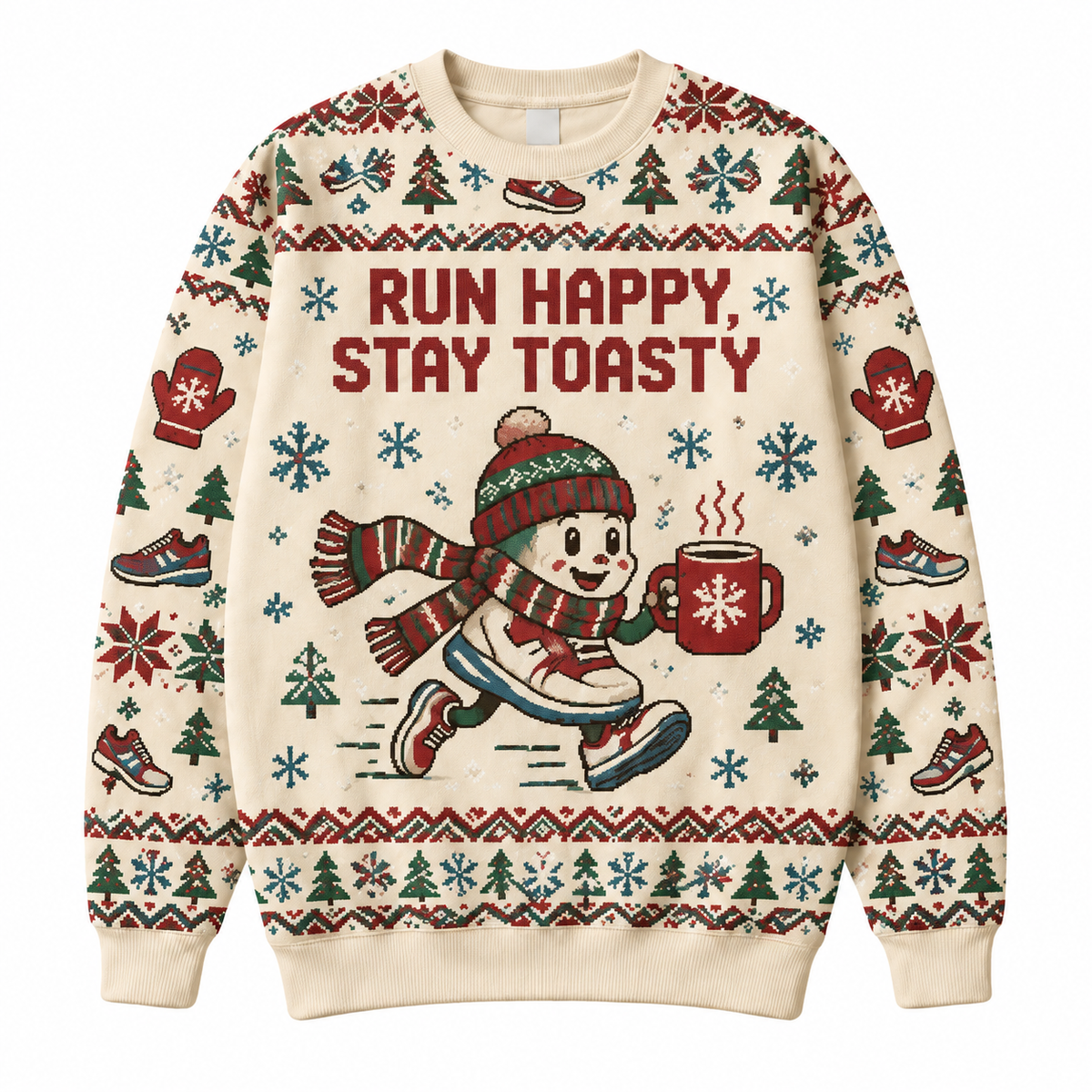 Run Happy Stay Toasty Sweater