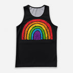 LGBT Pride Running Tank Top Rainbow Pride Running Singlet for Men and Women