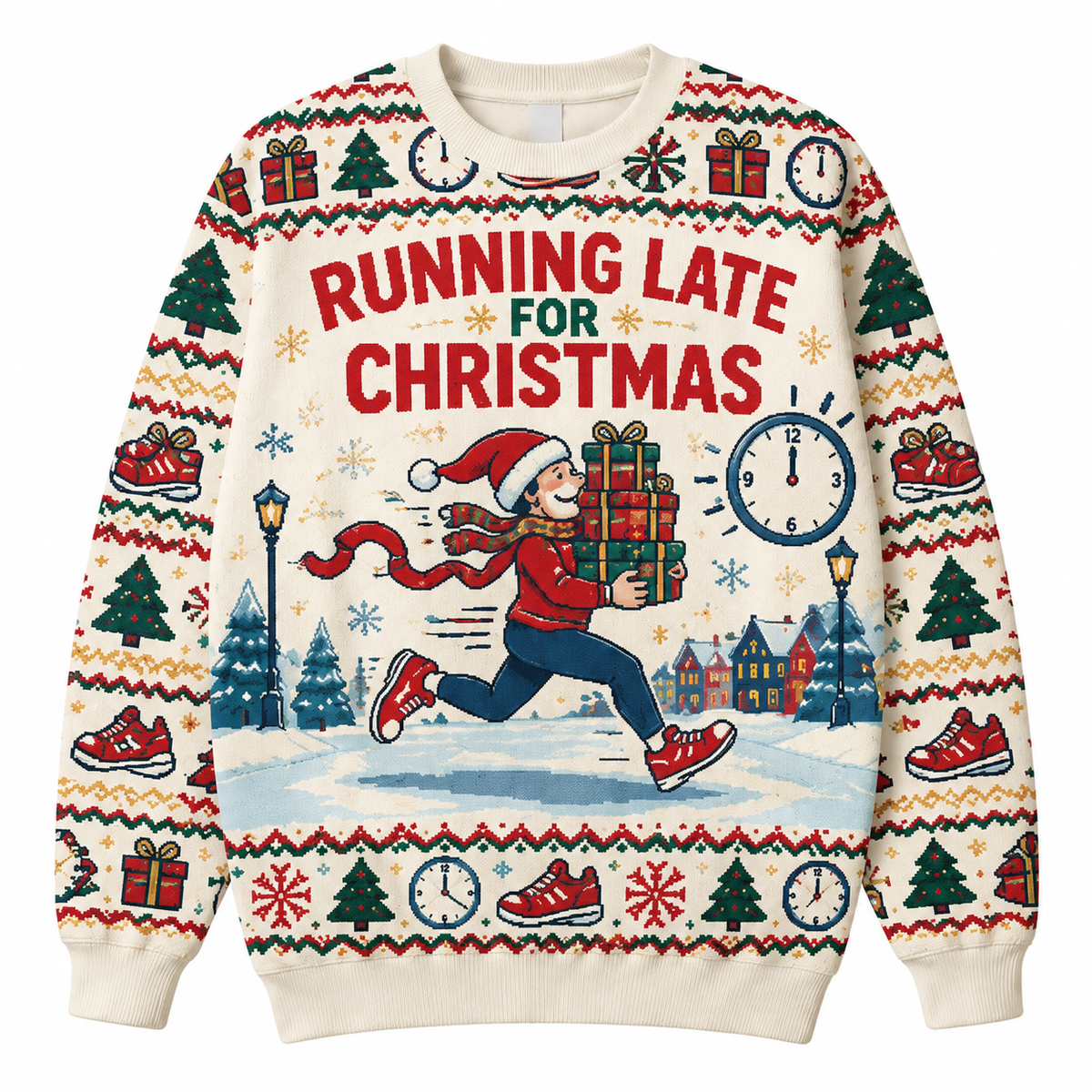 Running Late For Christmas Sweater