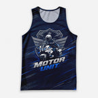 Men's Running Tank Top Police Motor Unit Running Singlet