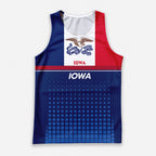 Patriotic Tech Running Tank Top - Iowa State Pride Running Singlet