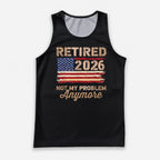 Retirement Running Tank Top Retired 2026 Running Singlet for Men and Women