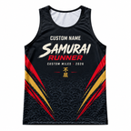 Custom Name Miles Samurai Endurance Running Tank Top