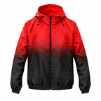 Custom Name State Gradient Speed Fade Running Windbreaker Jacket
