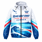 Custom Name Texas Gulf Coast Runner Running Windbreaker Jacket