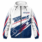Custom Name Texas Republic Running Running Windbreaker Jacket