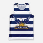 Excelsior Graphic Stripes New York Running Tank Top