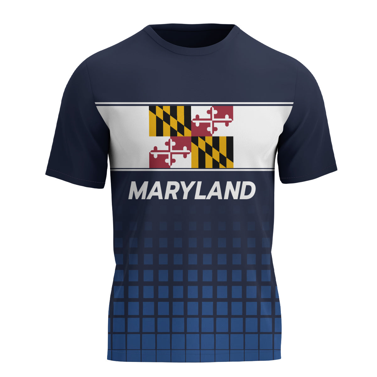 Maryland State Pride Tech Running T-Shirt