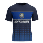 New Hampshire State Pride Tech Running T-Shirt