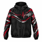 Custom Name State Pulse & Rhythm Running Windbreaker Jacket