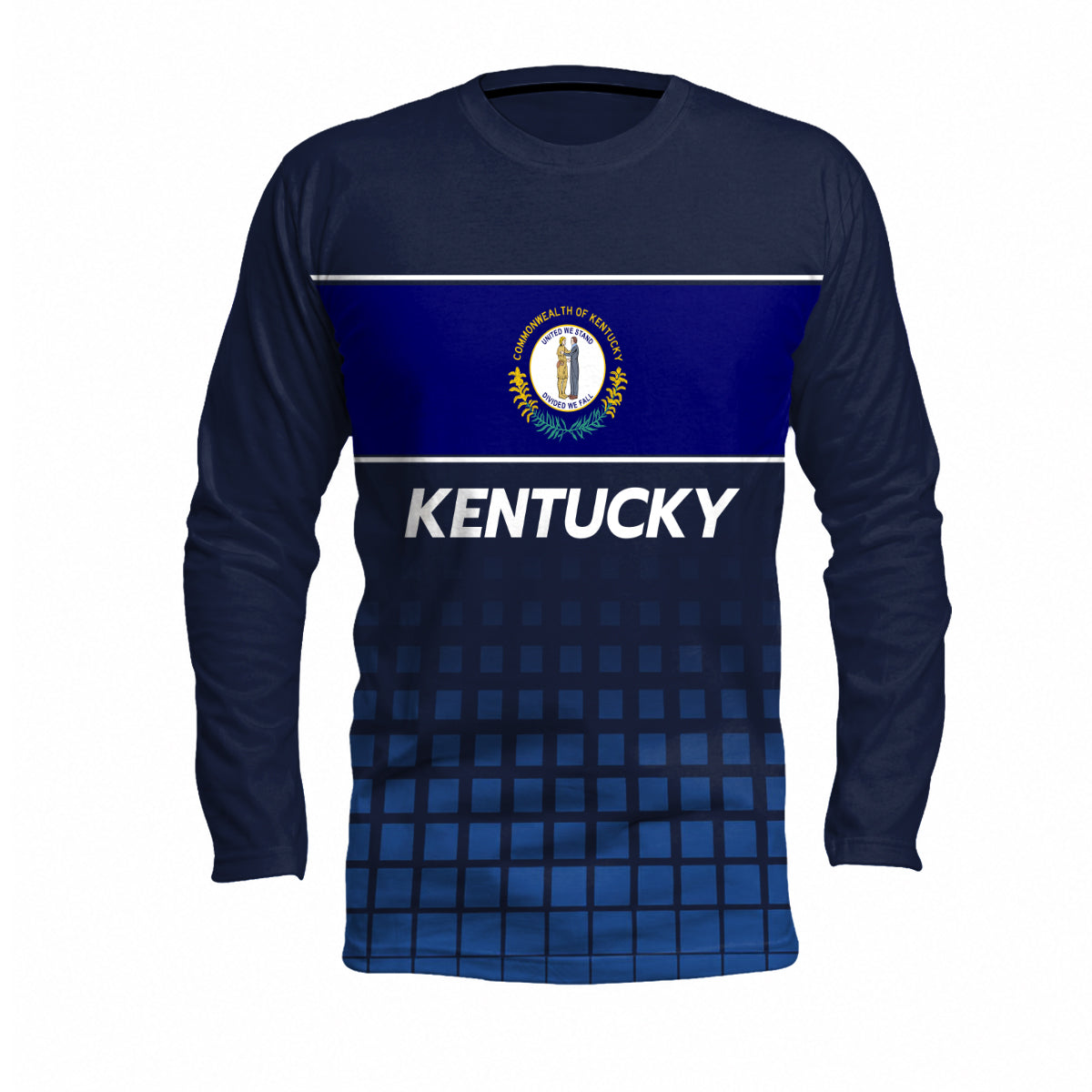 Kentucky State Pride Long Sleeve Running T-Shirt
