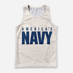 U.S. Military Running Tank Top U.S. Navy Sea Running Singlet for Men and Women