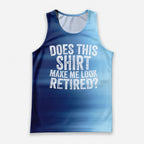 Retirement Running Tank Top Make Me Look Retired Funny Running Singlet for Men and Women