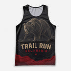 Topographic Republic California State Running Tank Top