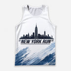 Empire Brushstroke Skyline New York Running Tank Top
