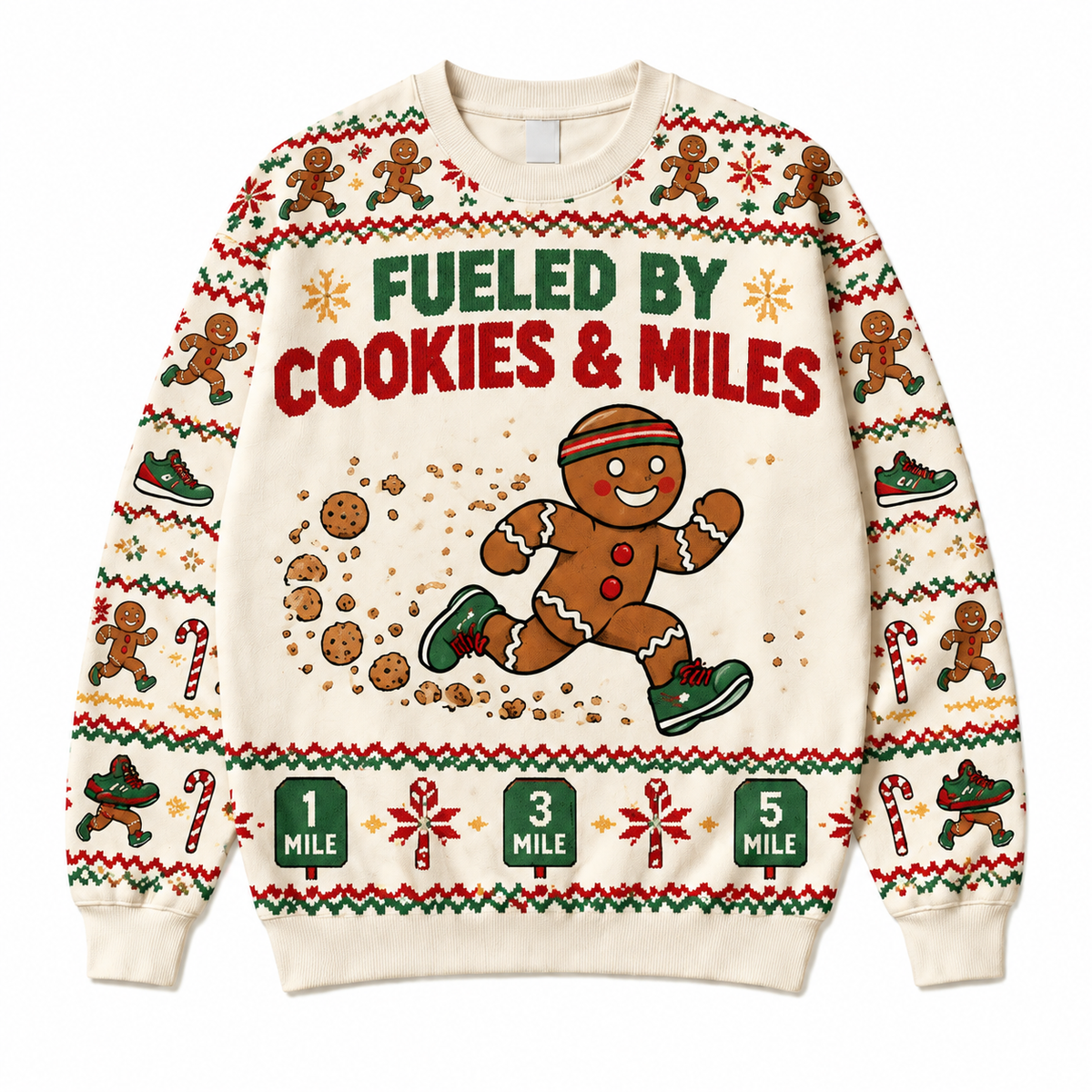 Fueled By Cookies & Miles Sweater