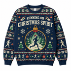 Running On Christmas Spirit Sweater
