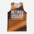 Retirement Running Tank Top Retired Running Singlet for Men