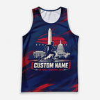 The People's Marathon Skyline The Marine Corp Race Day Running Tank Top