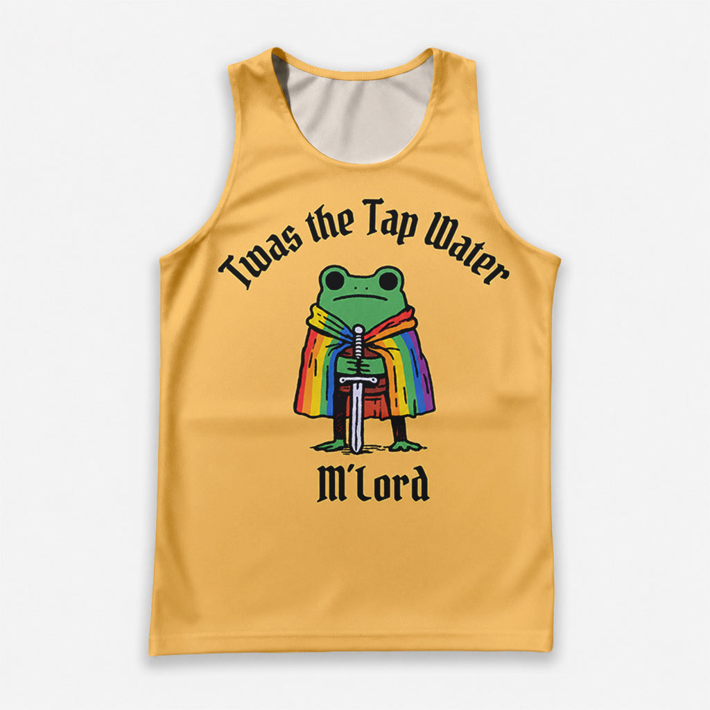 LGBT Pride Running Tank Top Funny Frog Running Singlet for Men and Women