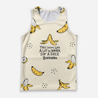Funny Running Tank Top _ Free Banana 2 Tech Running Singlet