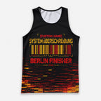 Glitch Art Effekt Berlin Wettkampftag Lauf-Tanktop