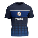 Virginia State Pride Tech Running T-Shirt
