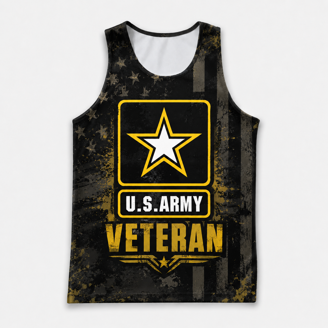 Veteran Running Tank Top - US Army Veteran V5 Tech Singlet