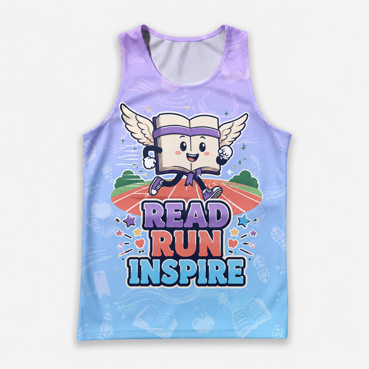Teacher Running Tank Top Reading Teacher Runner Tech Running Singlet