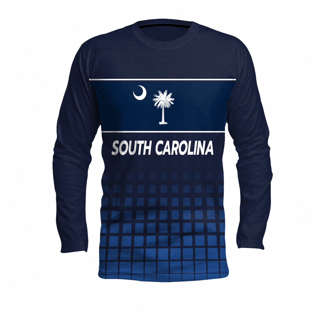 South Carolina State Pride Long Sleeve Running T-Shirt