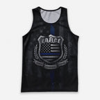 Men's Running Tank Top Police Honor Courage Service Running Singlet