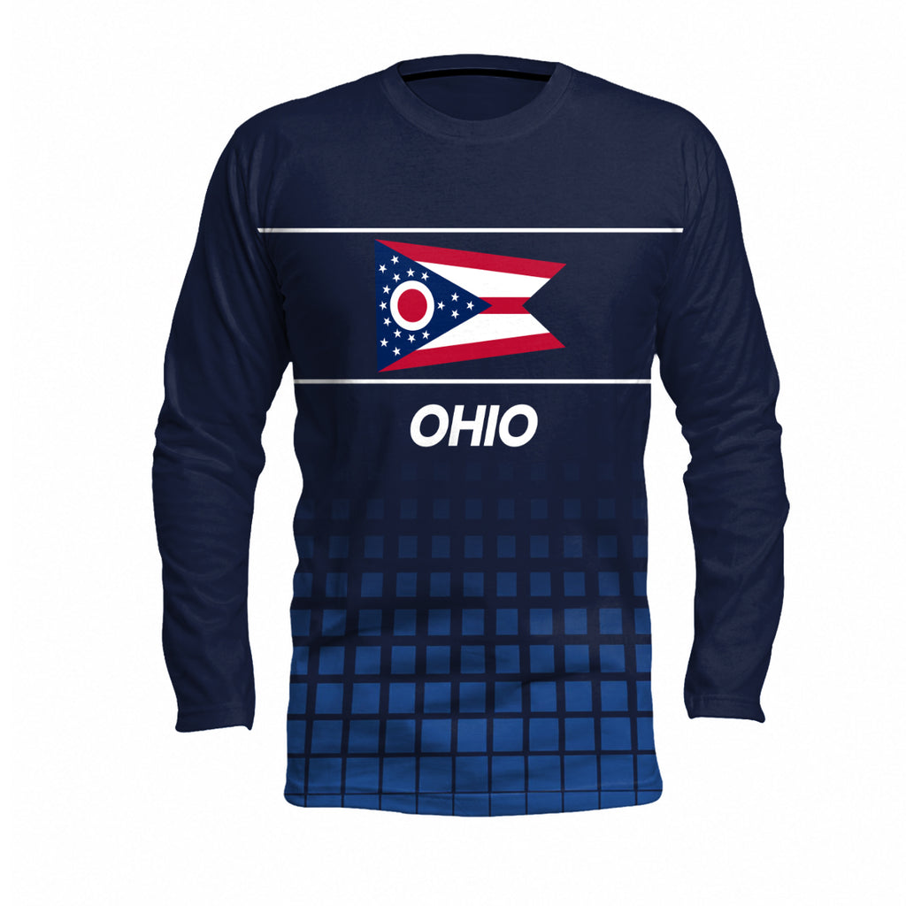 Ohio State Pride Long Sleeve Running T-Shirt