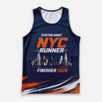 NYC Classic Skyline The NYC Race Day Running Tank Top
