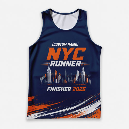 NYC Classic Skyline The NYC Race Day Running Tank Top