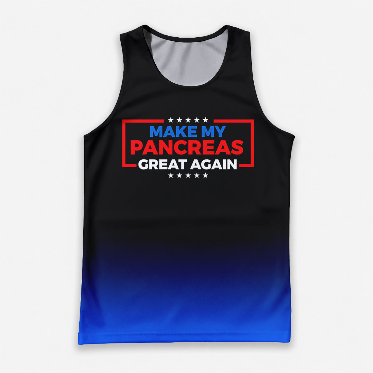 Diabetes Fighter Running Tank Top My Pancreas Great Again Running Singlet for Men and Women