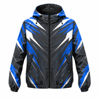 Custom Name State Velocity Lines Running Windbreaker Jacket
