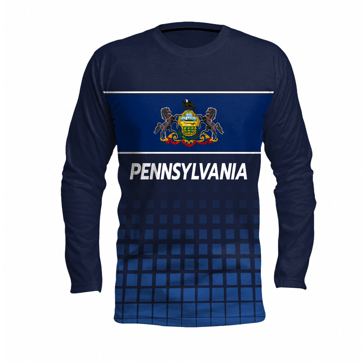 Pennsylvania State Pride Long Sleeve Running T-Shirt