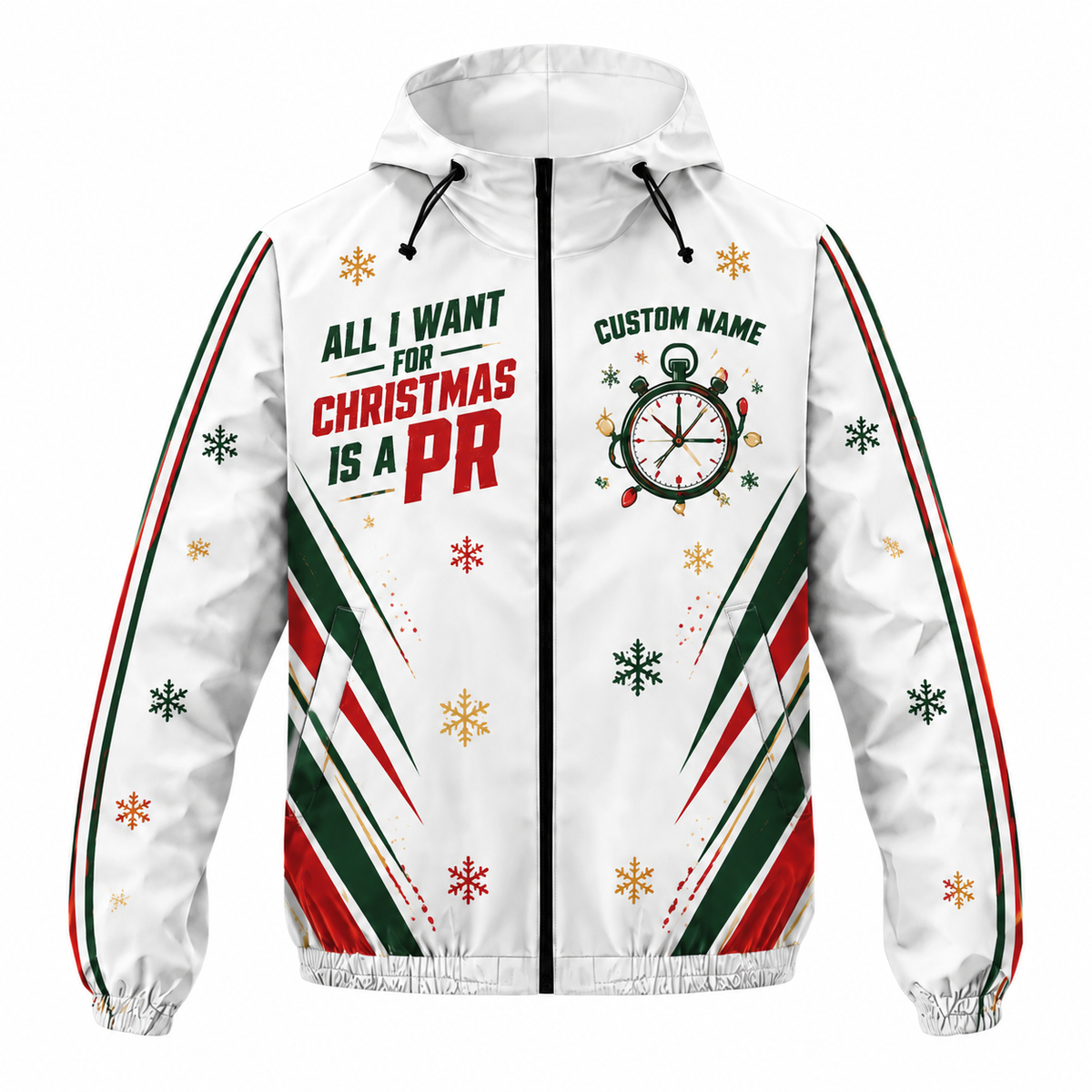 Custom Name All I Want Is a PR Running Windbreaker Jacket