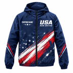 Custom Name Patriot Pace Jacket Running Windbreaker Jacket