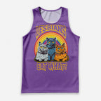 LGBT Pride Running Tank Top Lesbians Eat What Running Singlet for Men and Women