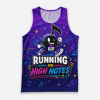 Teacher Running Tank Top Music Teacher Runner Tech Running Singlet