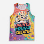 Teacher Running Tank Top Art Teacher Runner Tech Running Singlet
