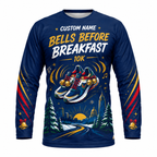Custom Name Bells Before Breakfast Running Long Sleeve Shirt