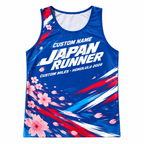 Custom Name Miles Sakura Speed Racing Running Tank Top