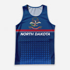 Patriotic Tech Running Tank Top - North Dakota State Pride Running Singlet