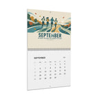 Modern Abstract Sports Art Motivational Quote Running Wall Calendar
