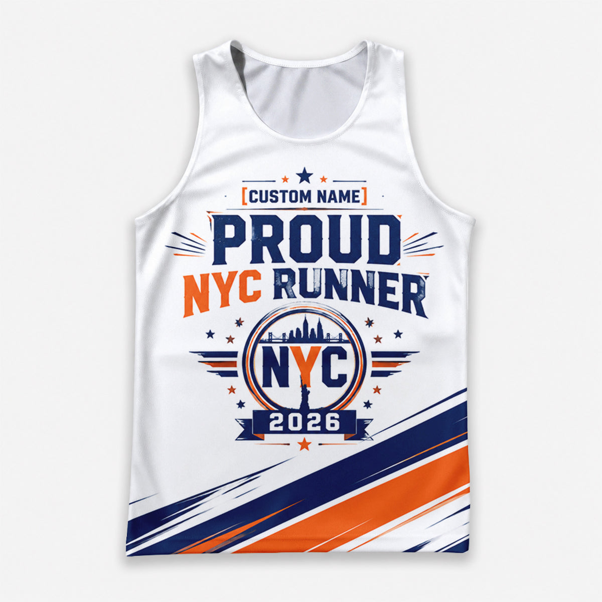Flag Colors Pride The NYC Race Day Running Tank Top