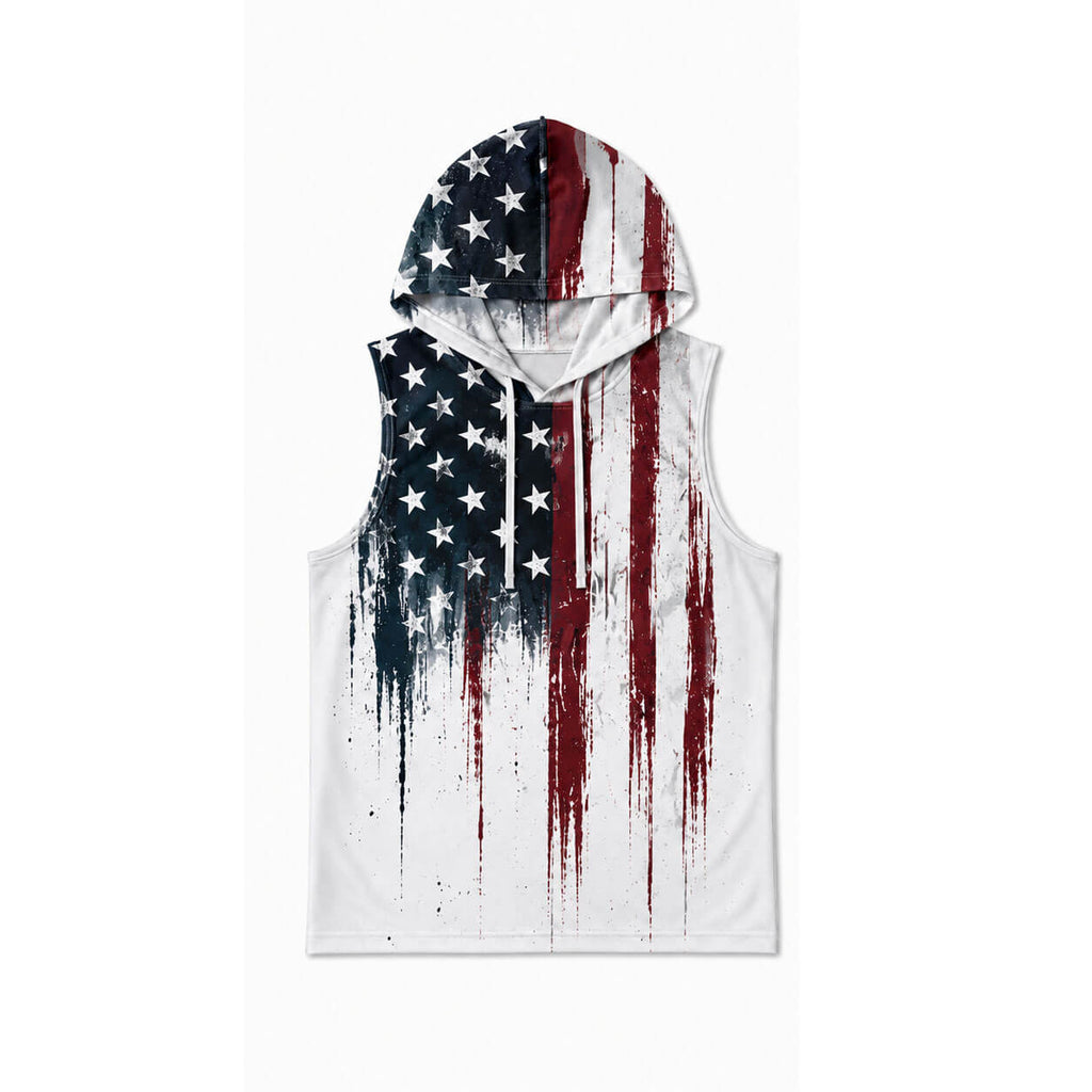 Stronger Every Day Men's Workout Hooded Tank Top