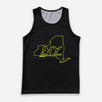 Midnight State Outline New York Running Tank Top